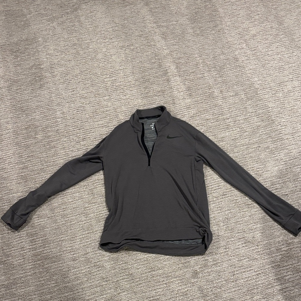 Nike Charcoal Quarter-Zip Pullover